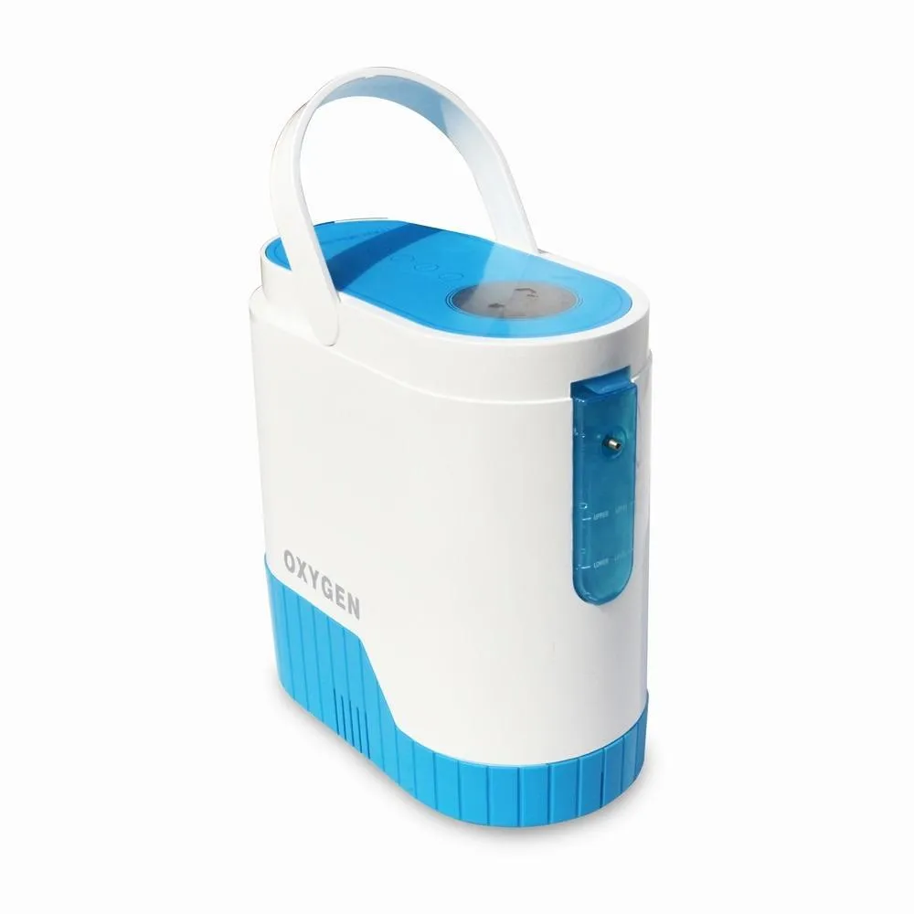 1-5L/Min 24hours continuous Portable Oxygen Concentrator With Battery With Trolley for Home Car Power Use