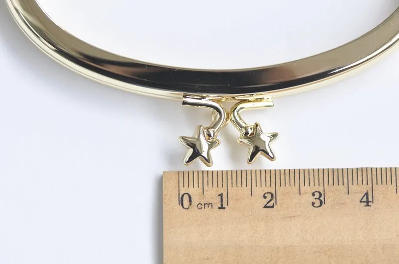 10cm (4") Cute Purse Frame Glue-In Style Two Colors 10x5cm