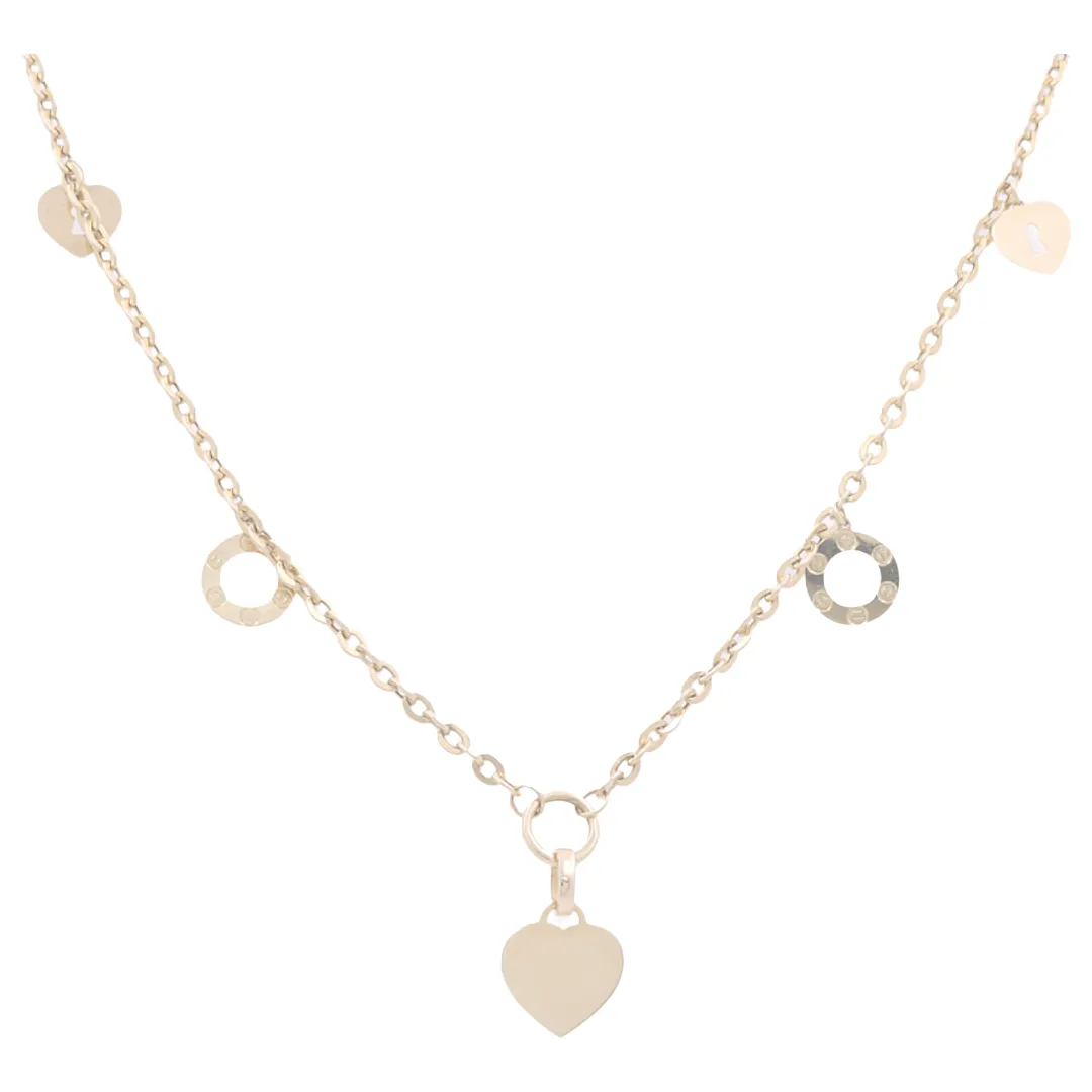 14K Yellow Gold Fashion Necklace