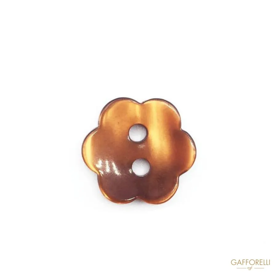 2 Holes Flower Buttons - 0164 Gafforelli Srl