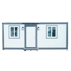 20x7 ft Modern Portable Office with Bedroom