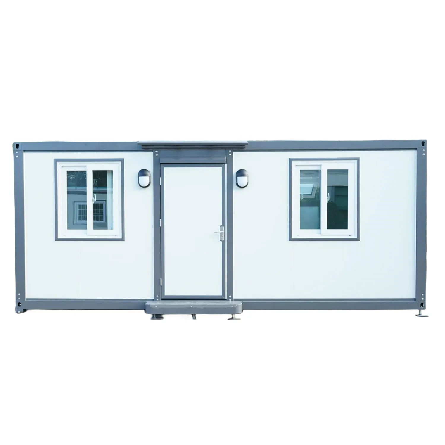20x7 ft Modern Portable Office with Bedroom