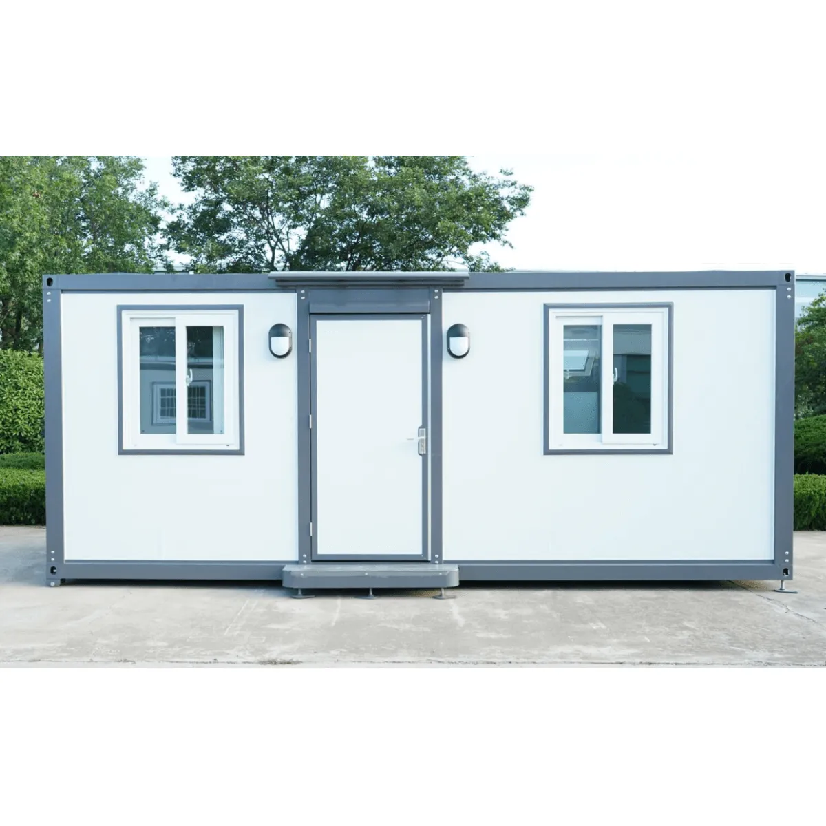 20x7 ft Modern Portable Office with Bedroom