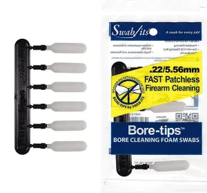 .22cal/.223cal/5.56mm Gun Cleaning Bore-tips® by Swab-its®