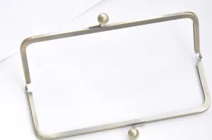 25cm (10") Retro Metal Purse Frame / Handle Purse Frame 25cm x 9cm