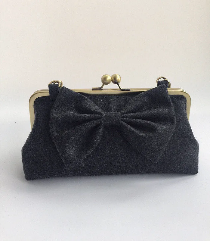 25cm (10") Retro Metal Purse Frame / Handle Purse Frame 25cm x 9cm