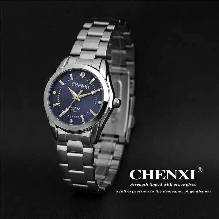 5 Fashion colors Luxury Women's Casual watches waterproof  fashion Dress Rhinestone watch