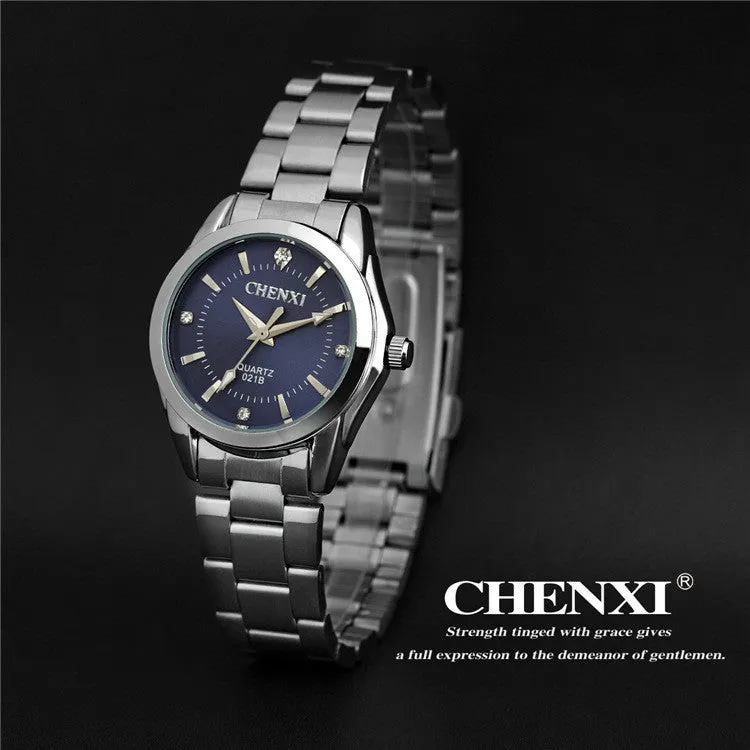 5 Fashion colors Luxury Women's Casual watches waterproof  fashion Dress Rhinestone watch