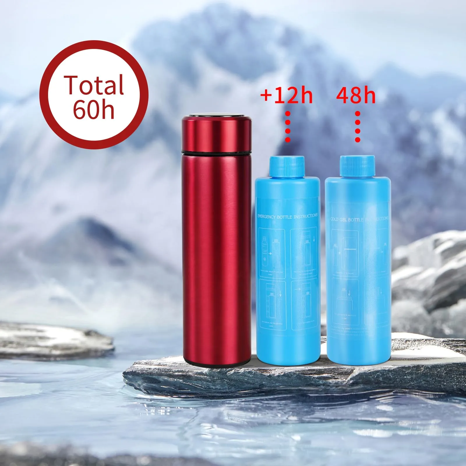 60H Insulin Pens Cooler Travel Case Medication Cooler for Travel TSA Approved Medicine Cooler Medical Diabetic Travel Cooler Bag Epipen Carry Case (Rose Golden) Rose Golden