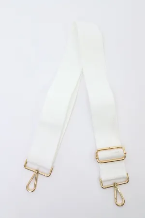 9 Solid Light White Bag Strap