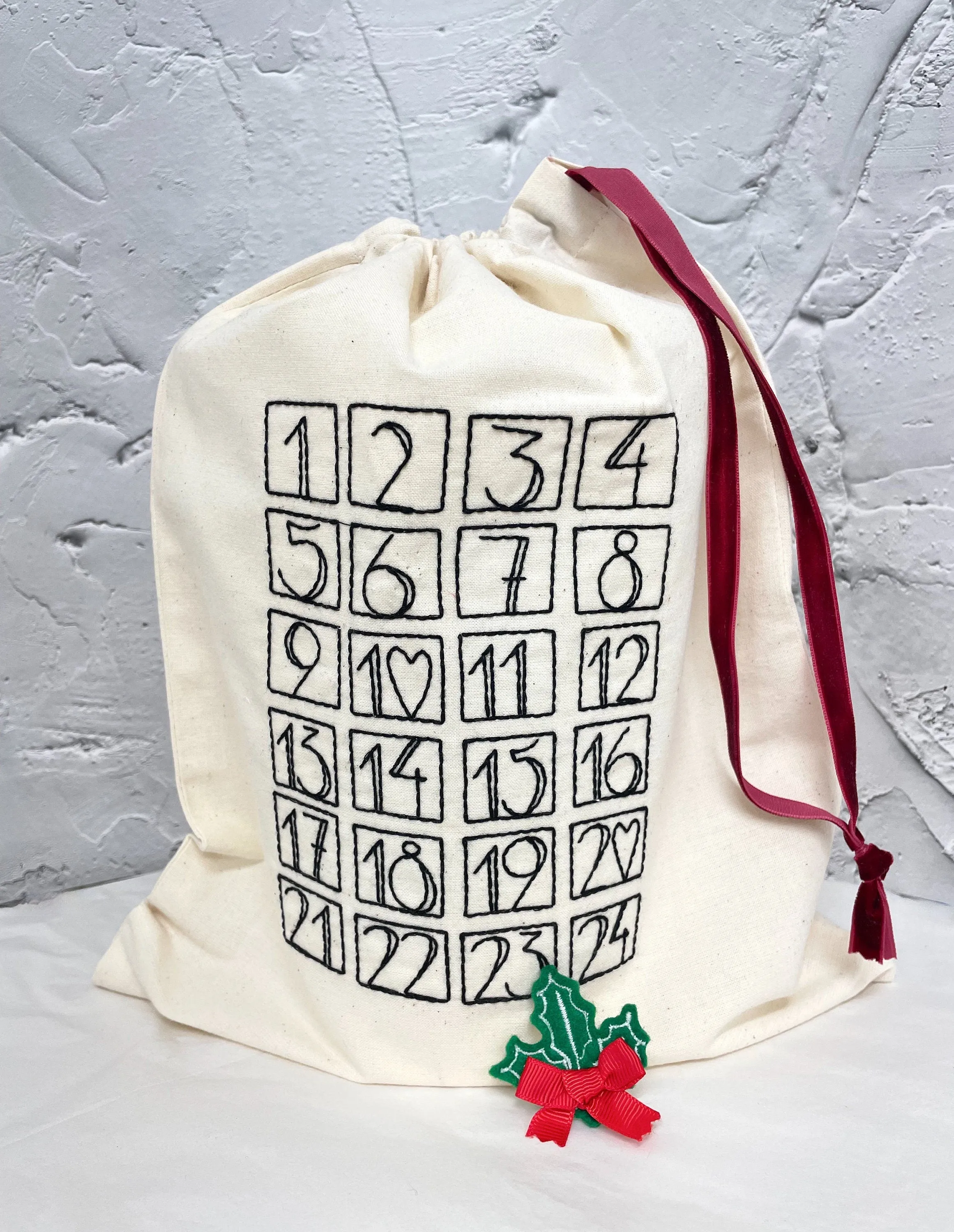 Advent calendar bag