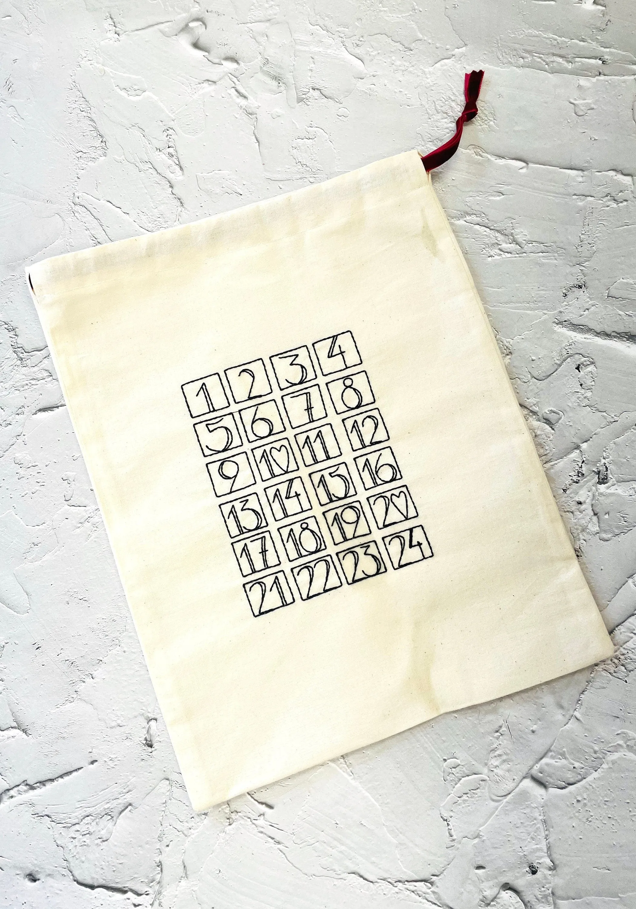 Advent calendar bag