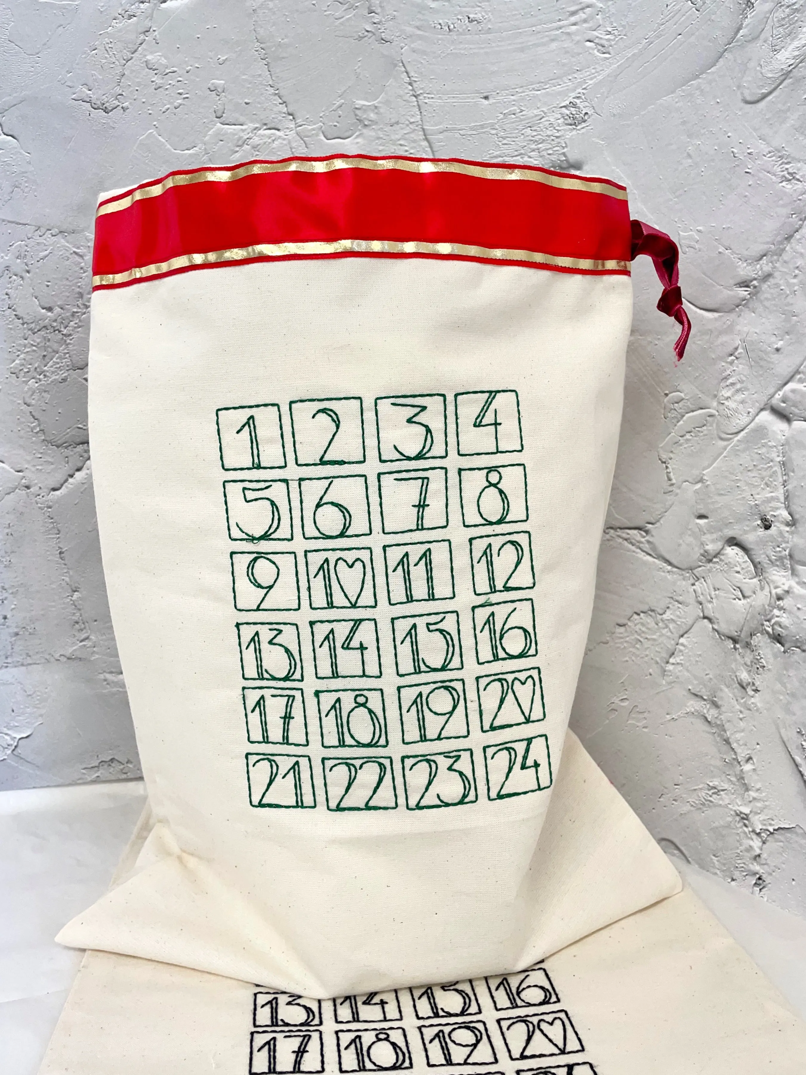 Advent calendar bag