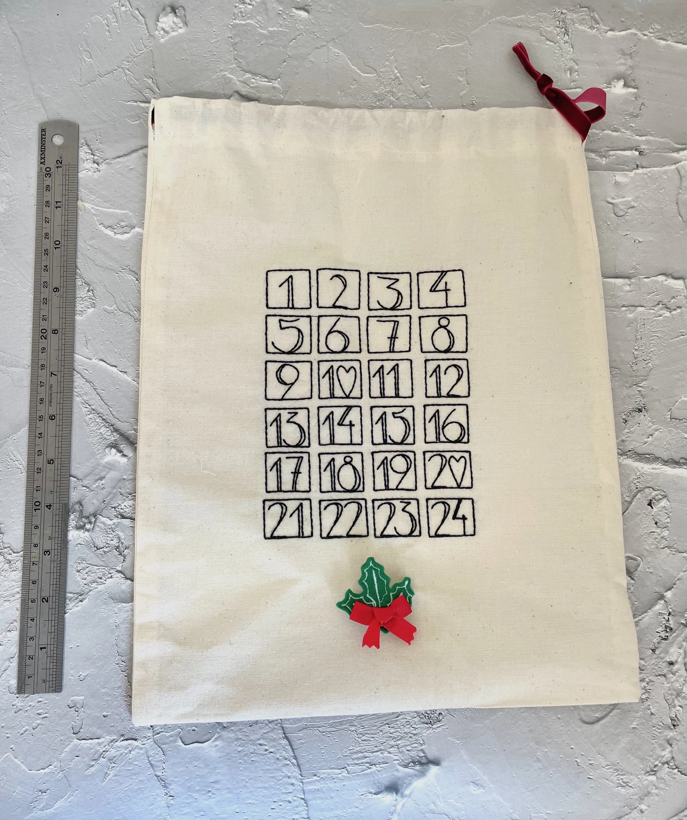 Advent calendar bag