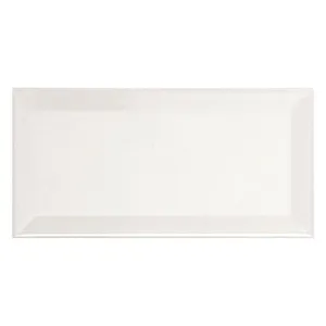 Al Murad Metro White 10Cm X 20Cm Wall Tiles - 0.88M2
