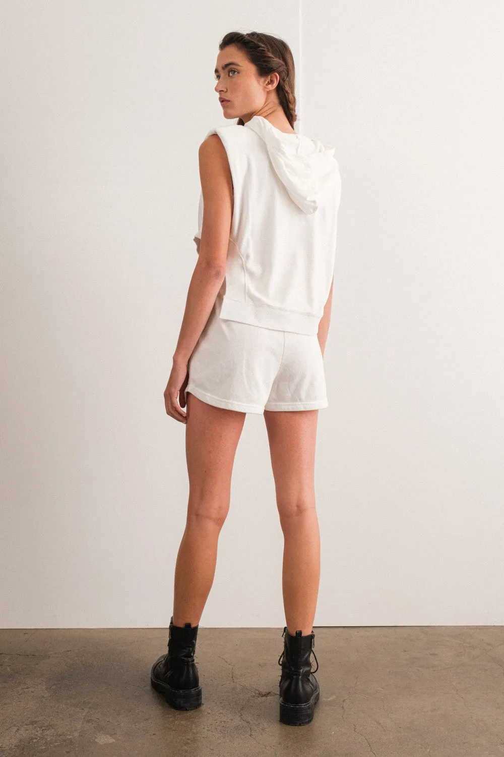 Allison Padded Shoulder Top