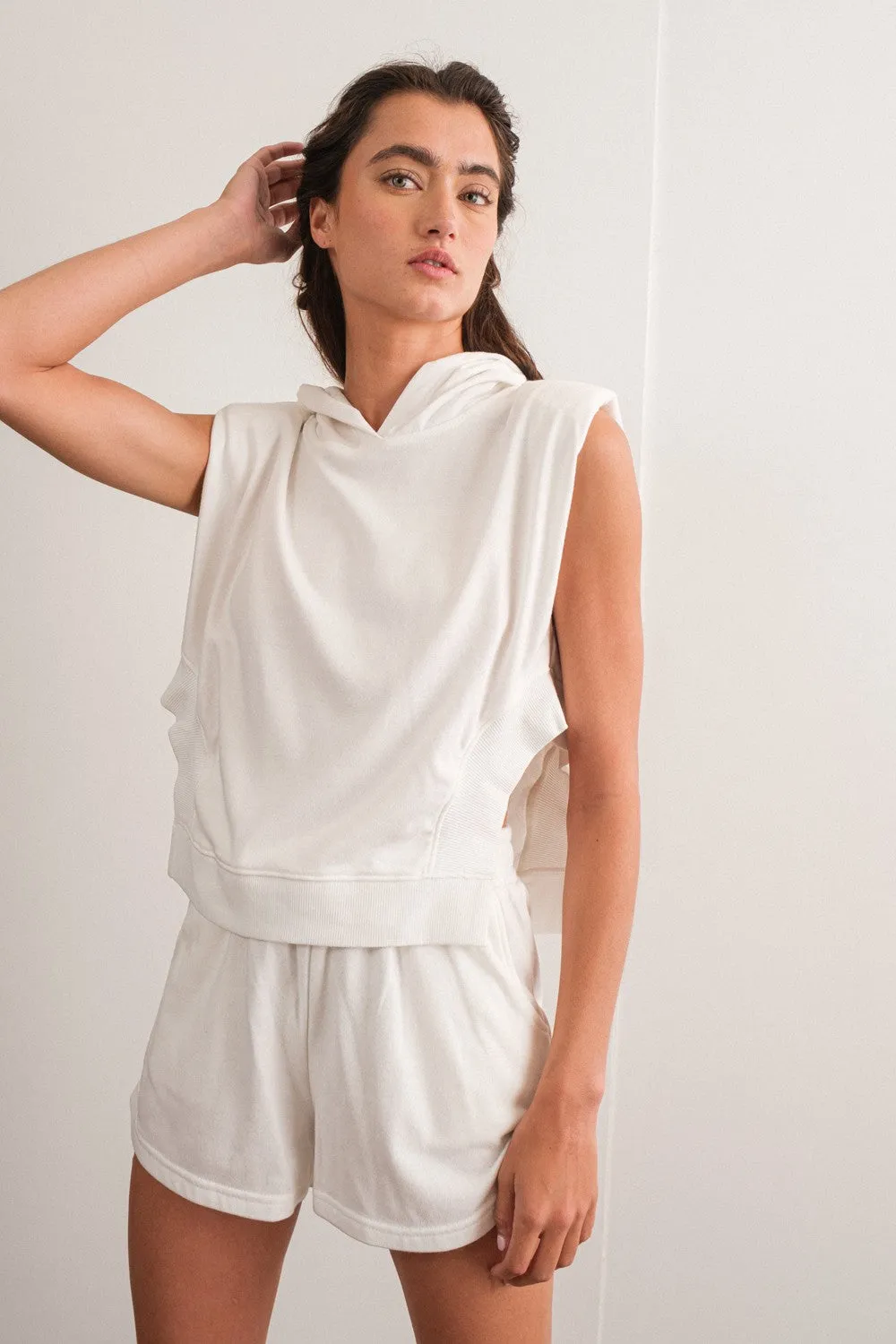 Allison Padded Shoulder Top