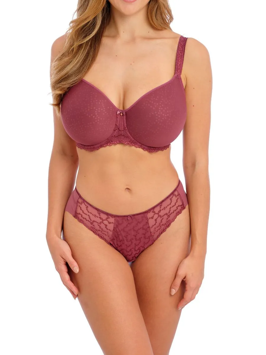 Ana Moulded Spacer Bra - Rosewood