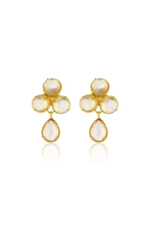 AQUA EARRINGS IN CHAMPAGNE