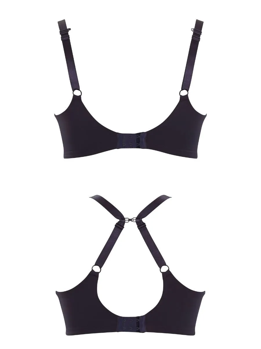 Arianna Full Cup Bra - Damson Floral