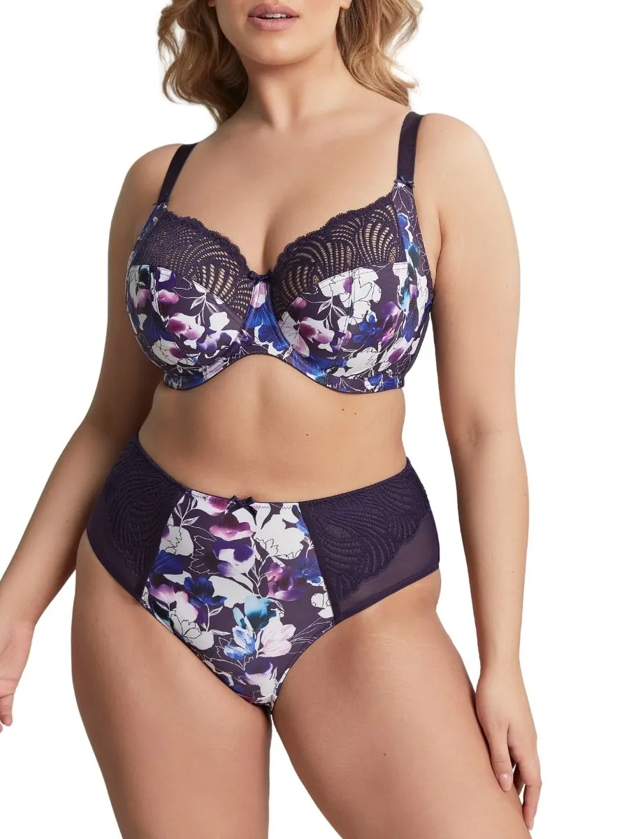 Arianna Full Cup Bra - Damson Floral