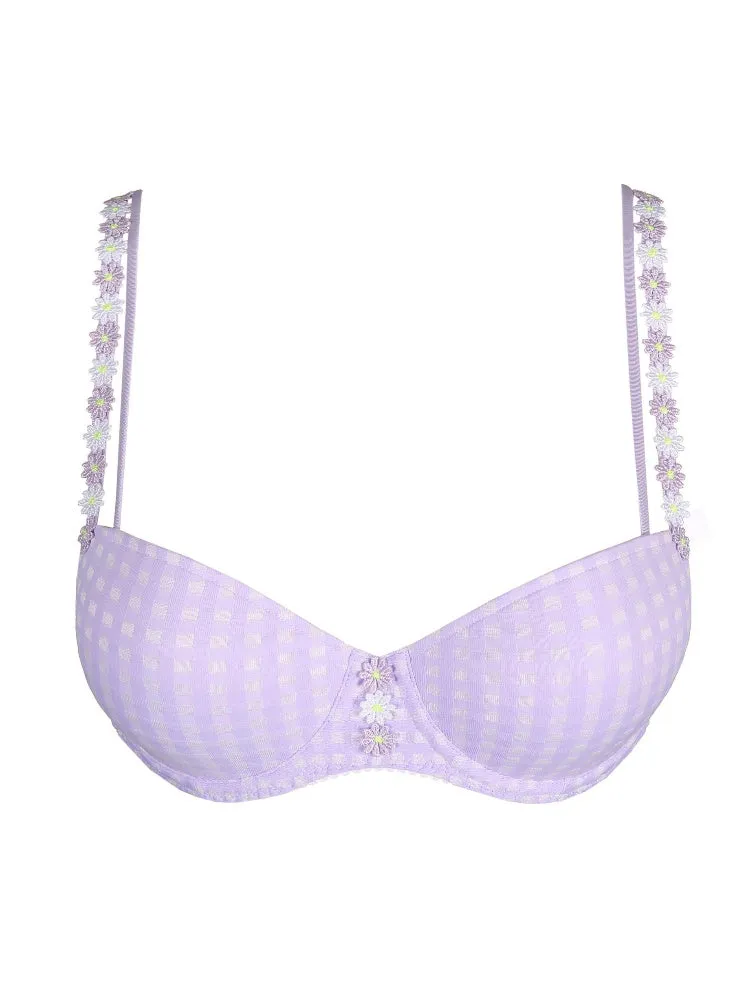 Avero Padded Balcony Bra - Tiny Iris