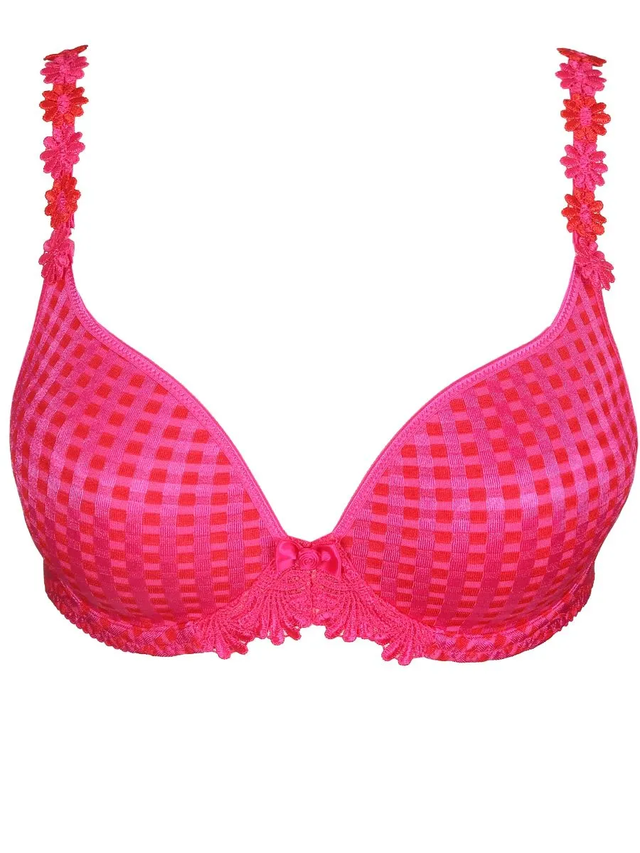 Avero Padded Heartshape Bra - Electric Pink