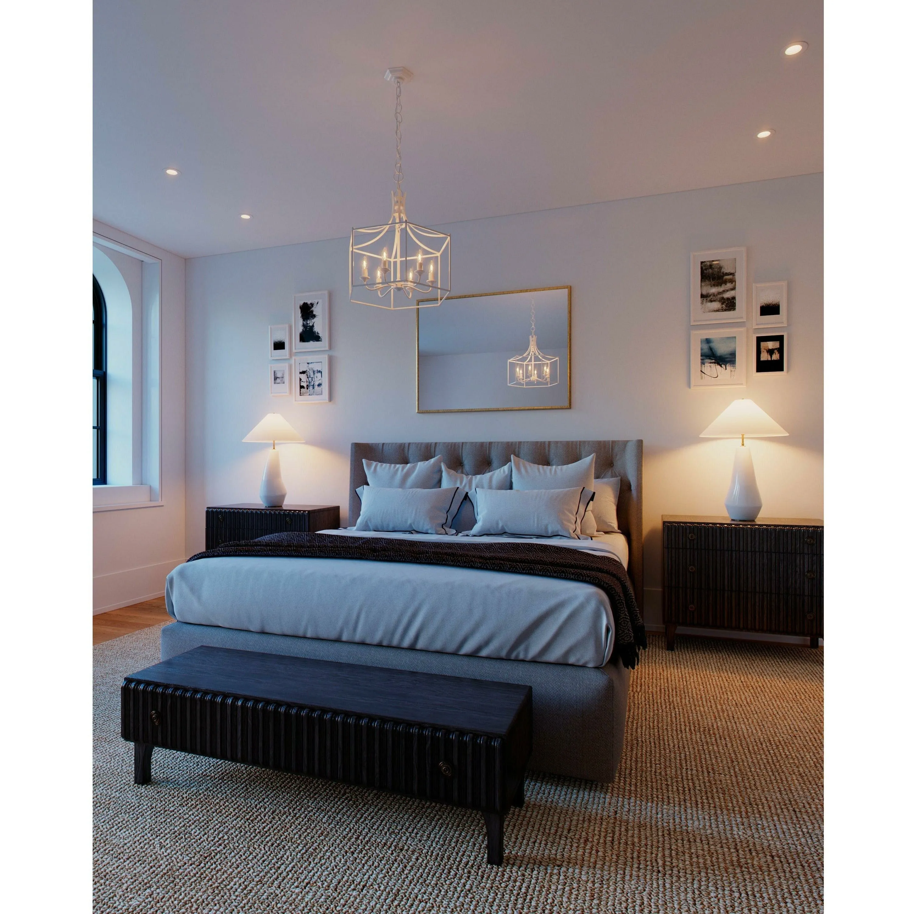 Bantry House Wide Lantern | Open Box