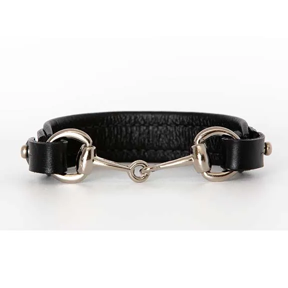 Black Horse Bit Bracelet