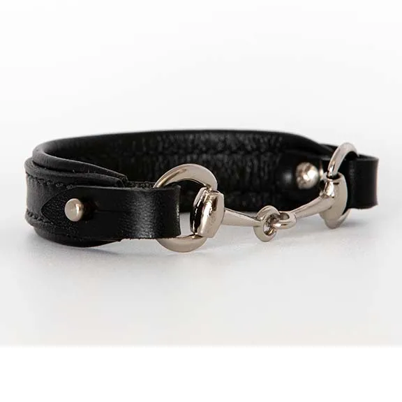 Black Horse Bit Bracelet