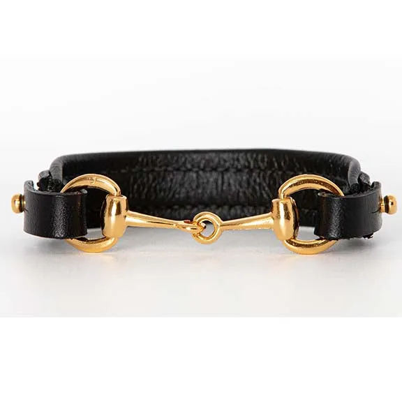 Black Horse Bit Bracelet