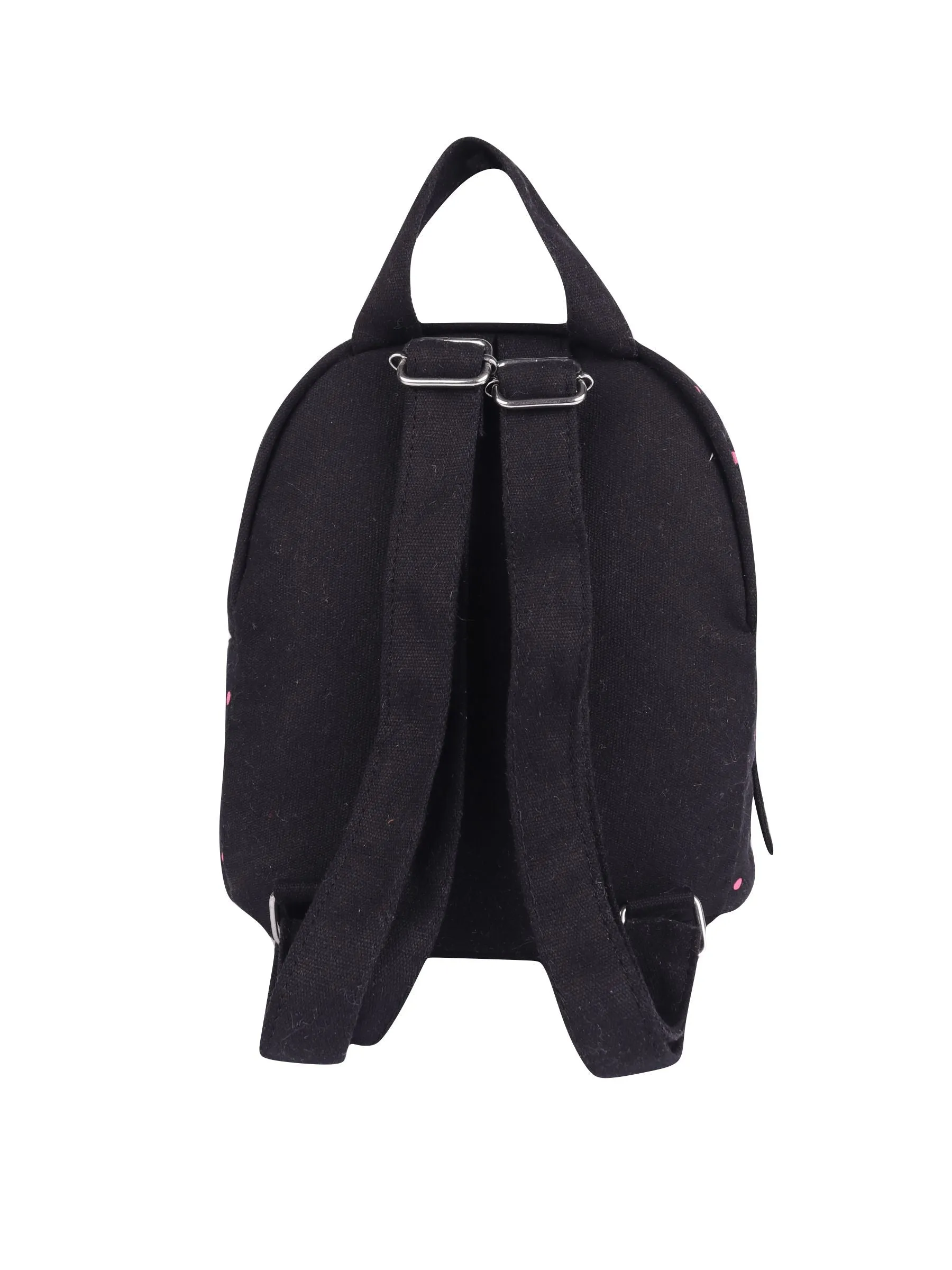 Black Womens / Kids Backpack Small Size