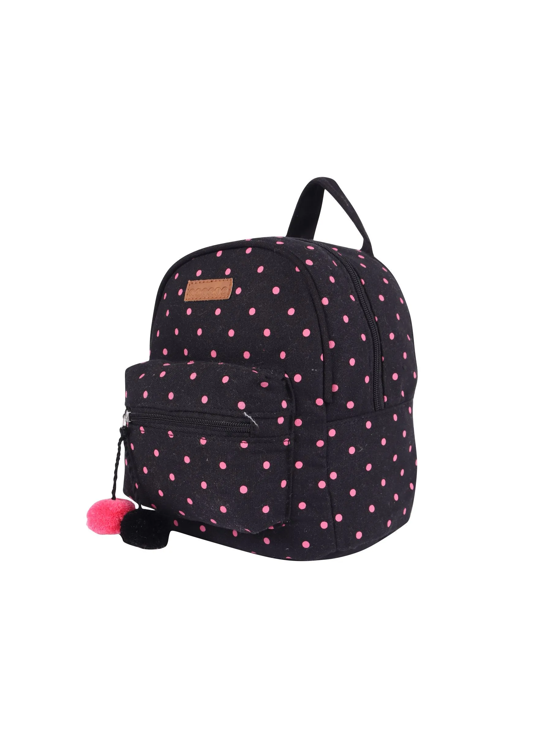 Black Womens / Kids Backpack Small Size