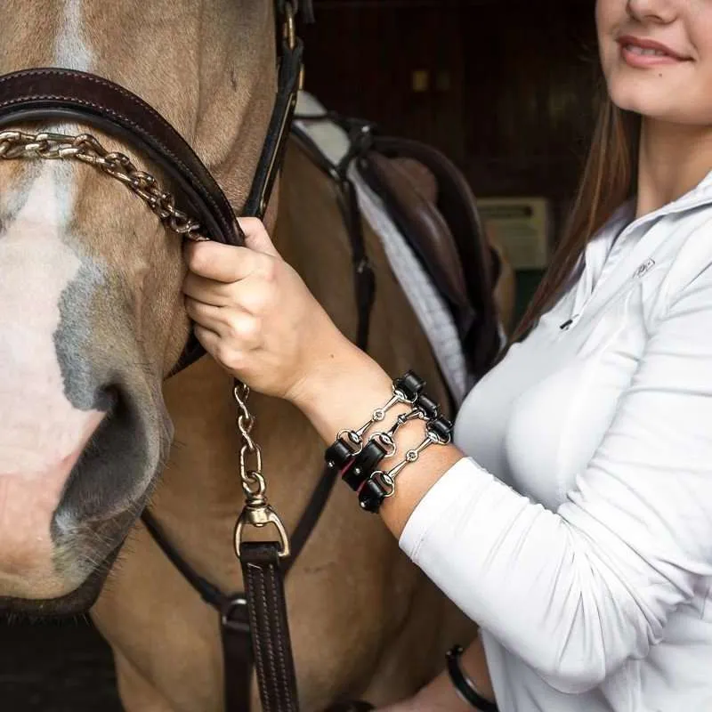 Blue Horse Bit Bracelet