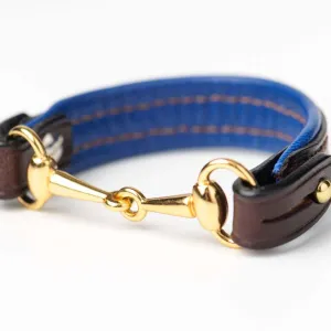 Blue Horse Bit Bracelet