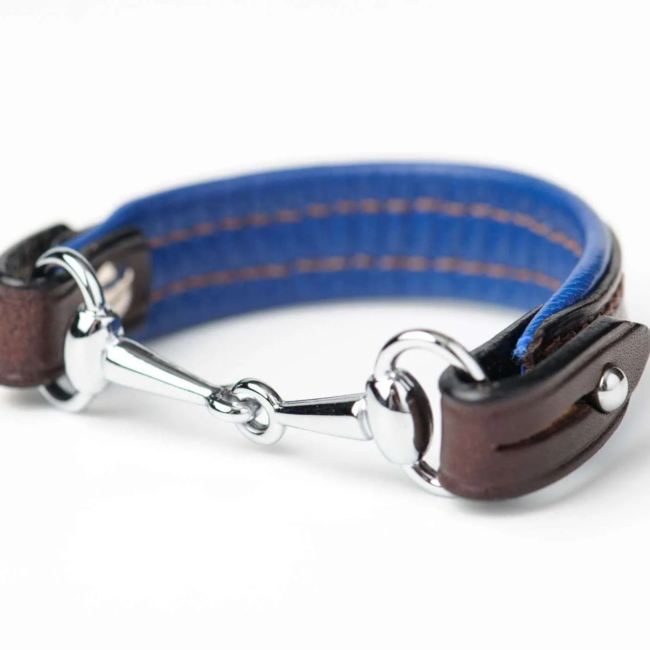 Blue Horse Bit Bracelet