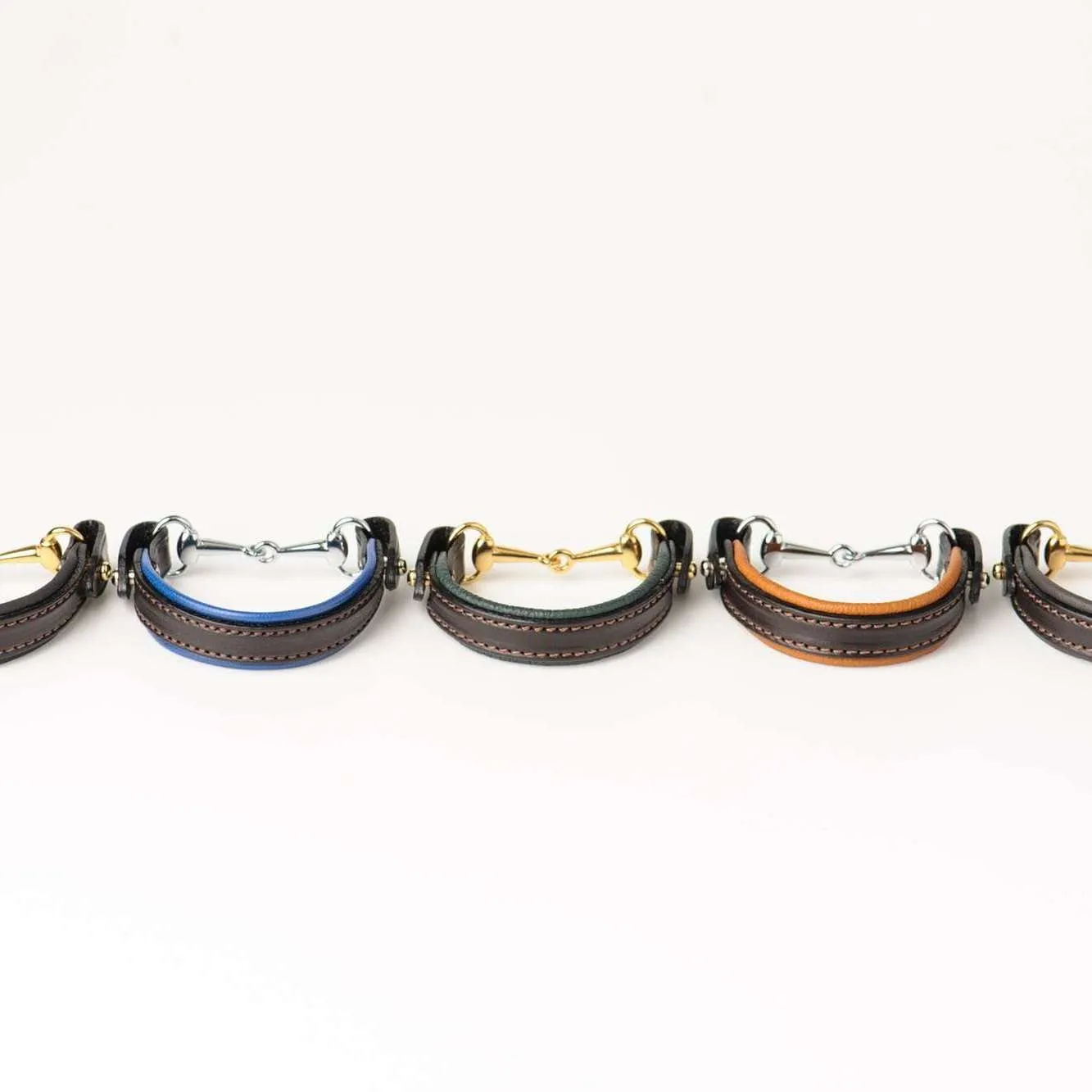 Blue Horse Bit Bracelet
