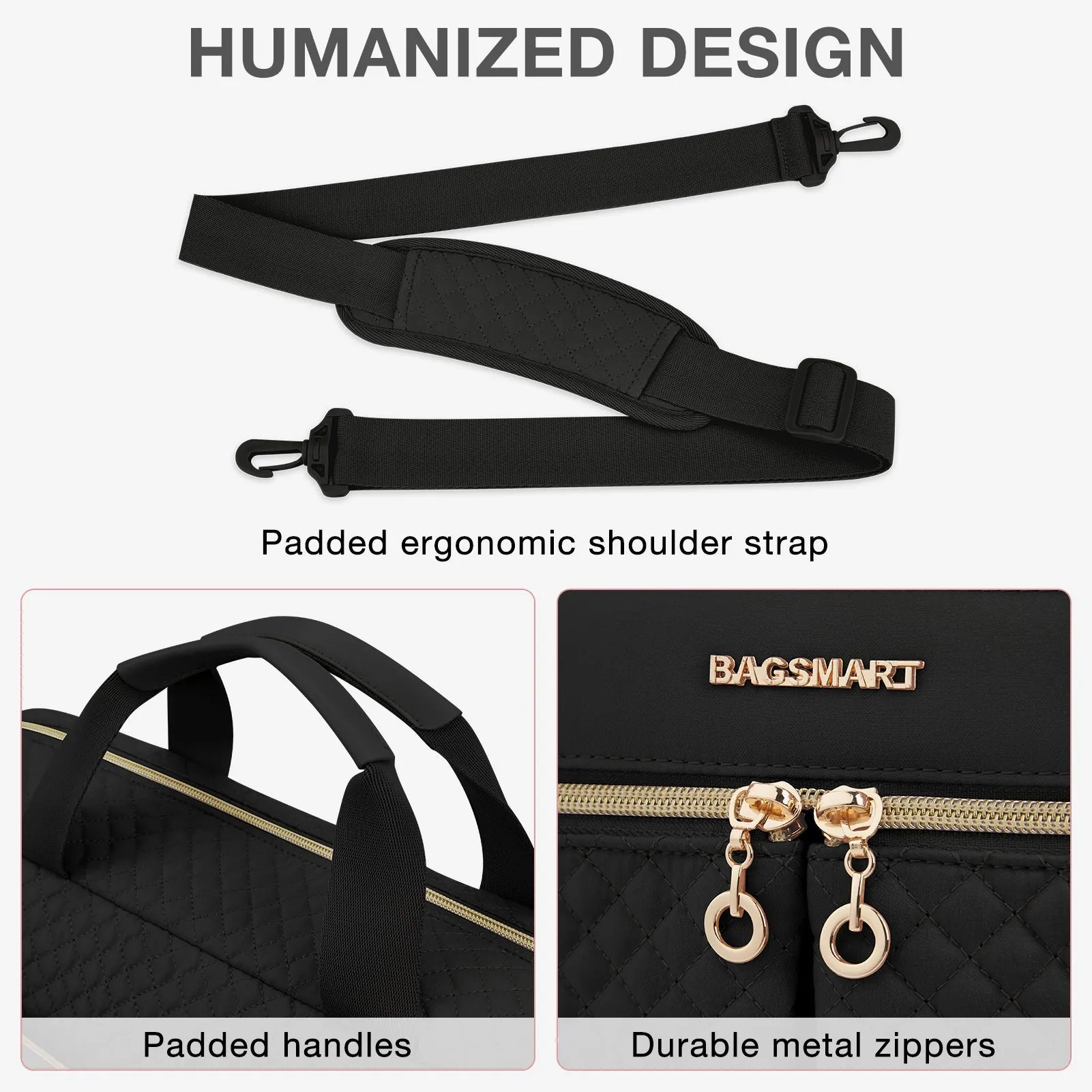 Bonchemin 15.6'' Laptop Case for Women