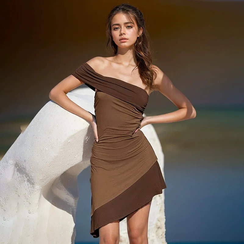Bonnyshow Jaxyn One Shoulder Mini Dress
