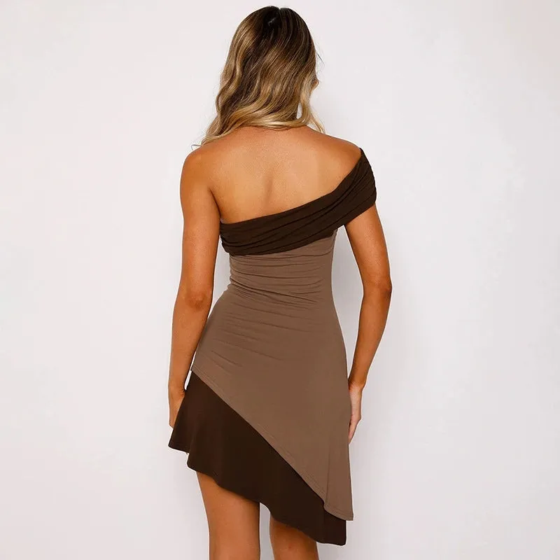 Bonnyshow Jaxyn One Shoulder Mini Dress