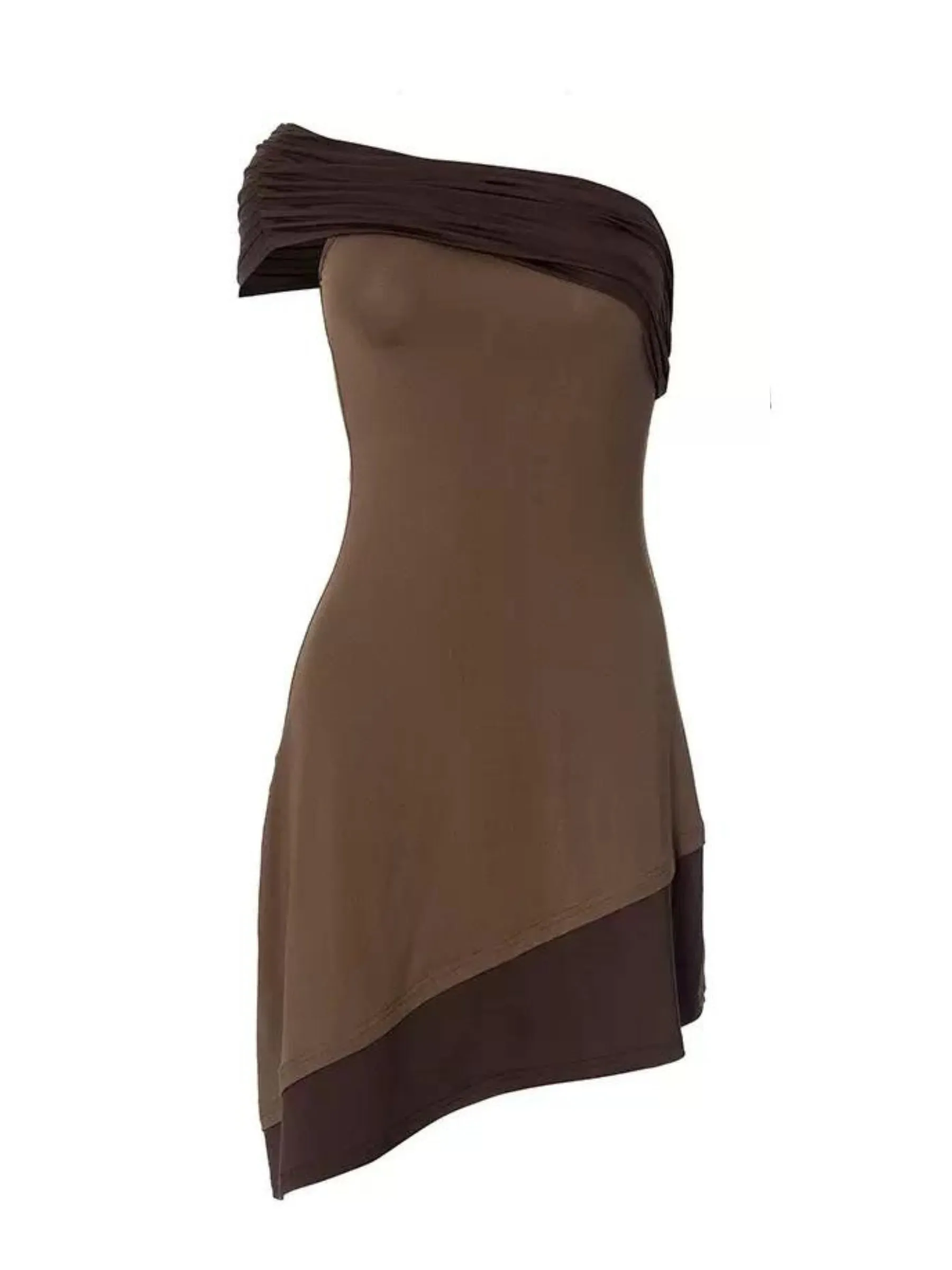 Bonnyshow Jaxyn One Shoulder Mini Dress