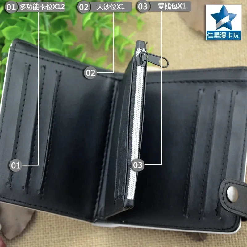 Bungo Stray Dogs Nakajima Atsushi Anime Wallets Cartoon Dazai Osamu Card Holders