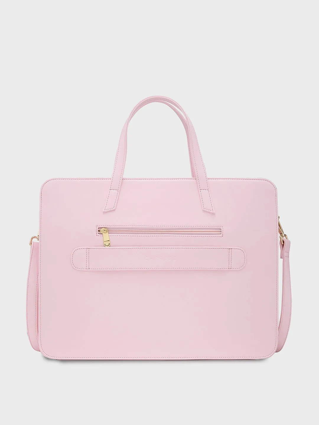 Caprese Shanaya Laptop Bag Large Printed Pink