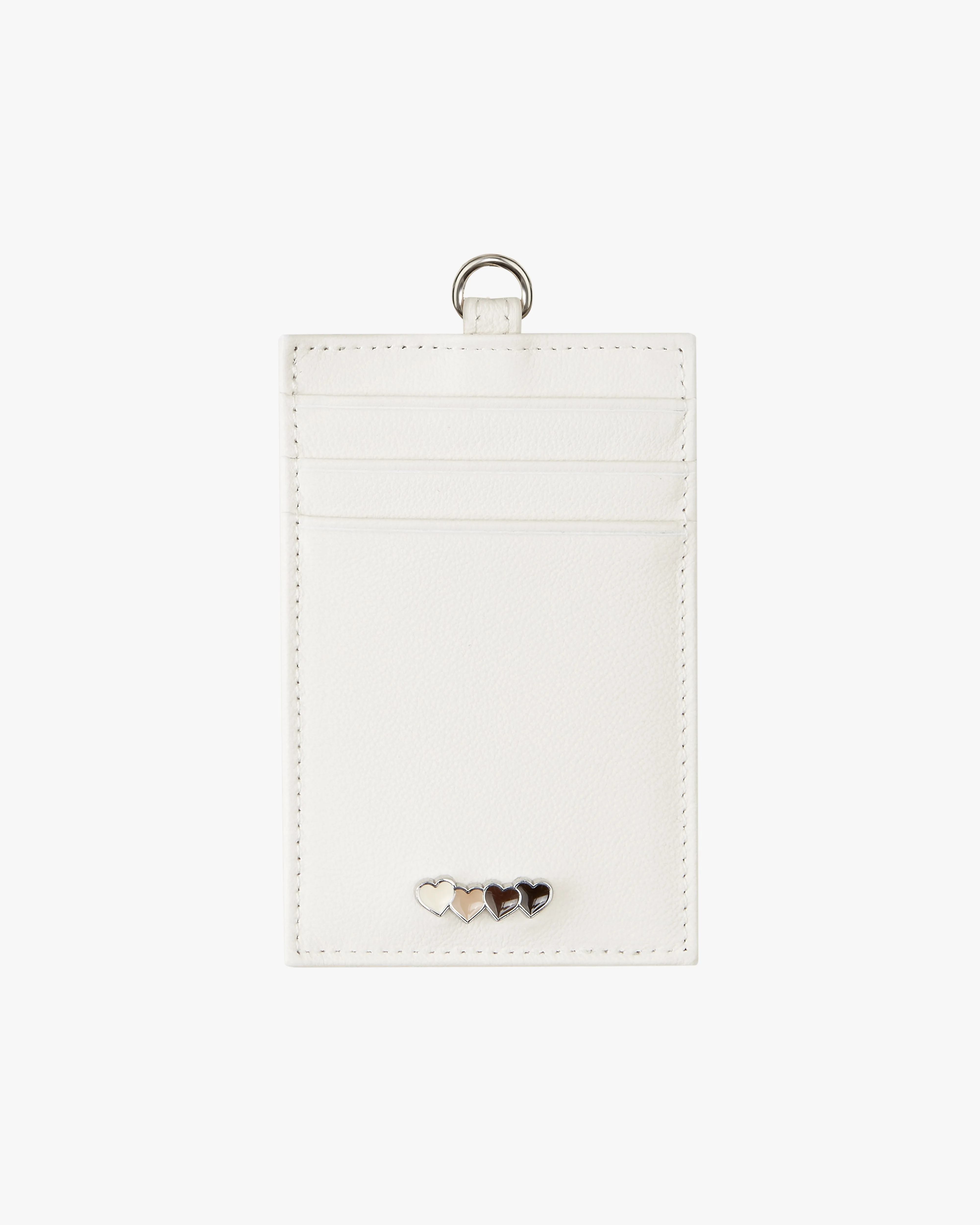 CARDHOLDER LEATHER OFF-WHITE
