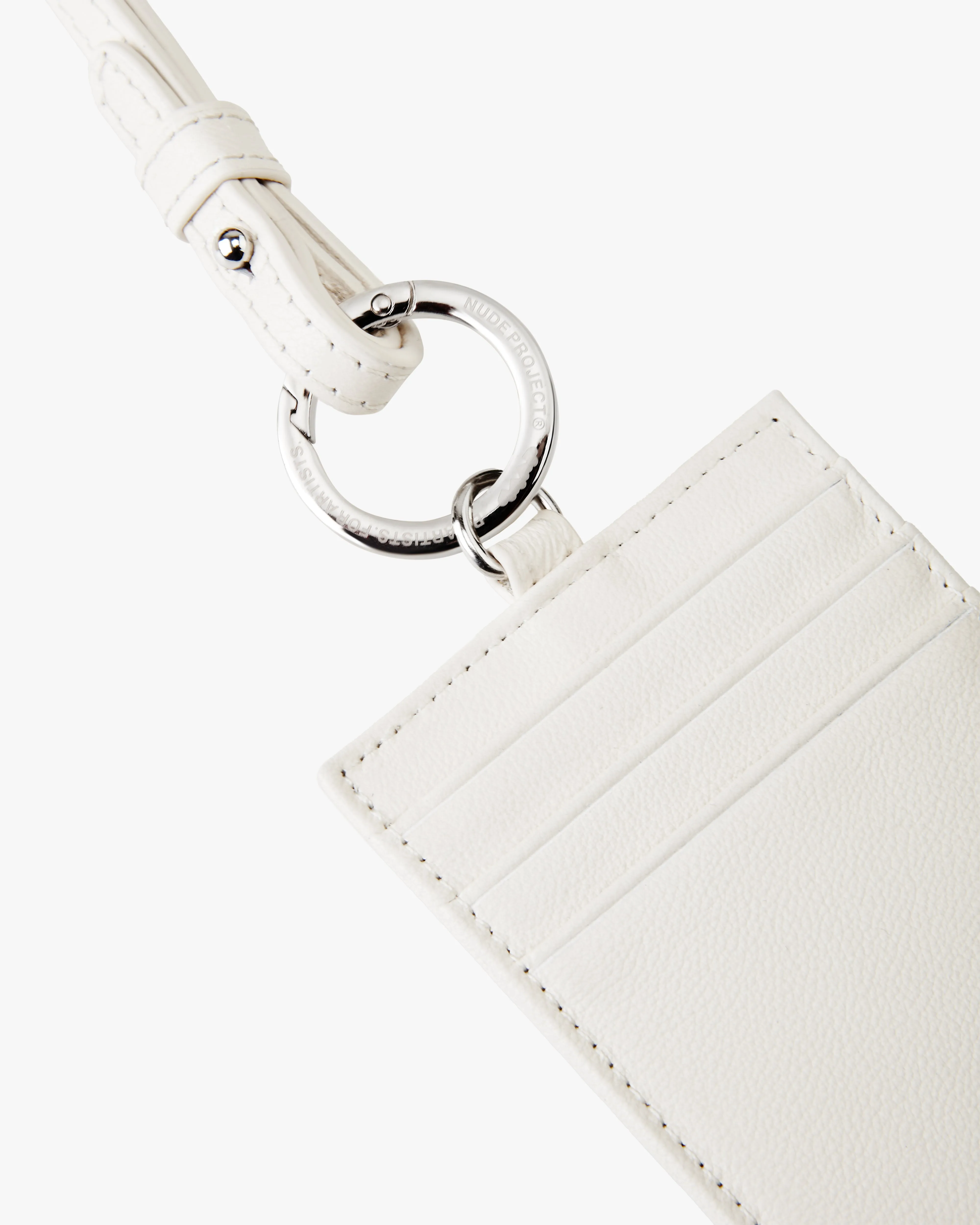 CARDHOLDER LEATHER OFF-WHITE