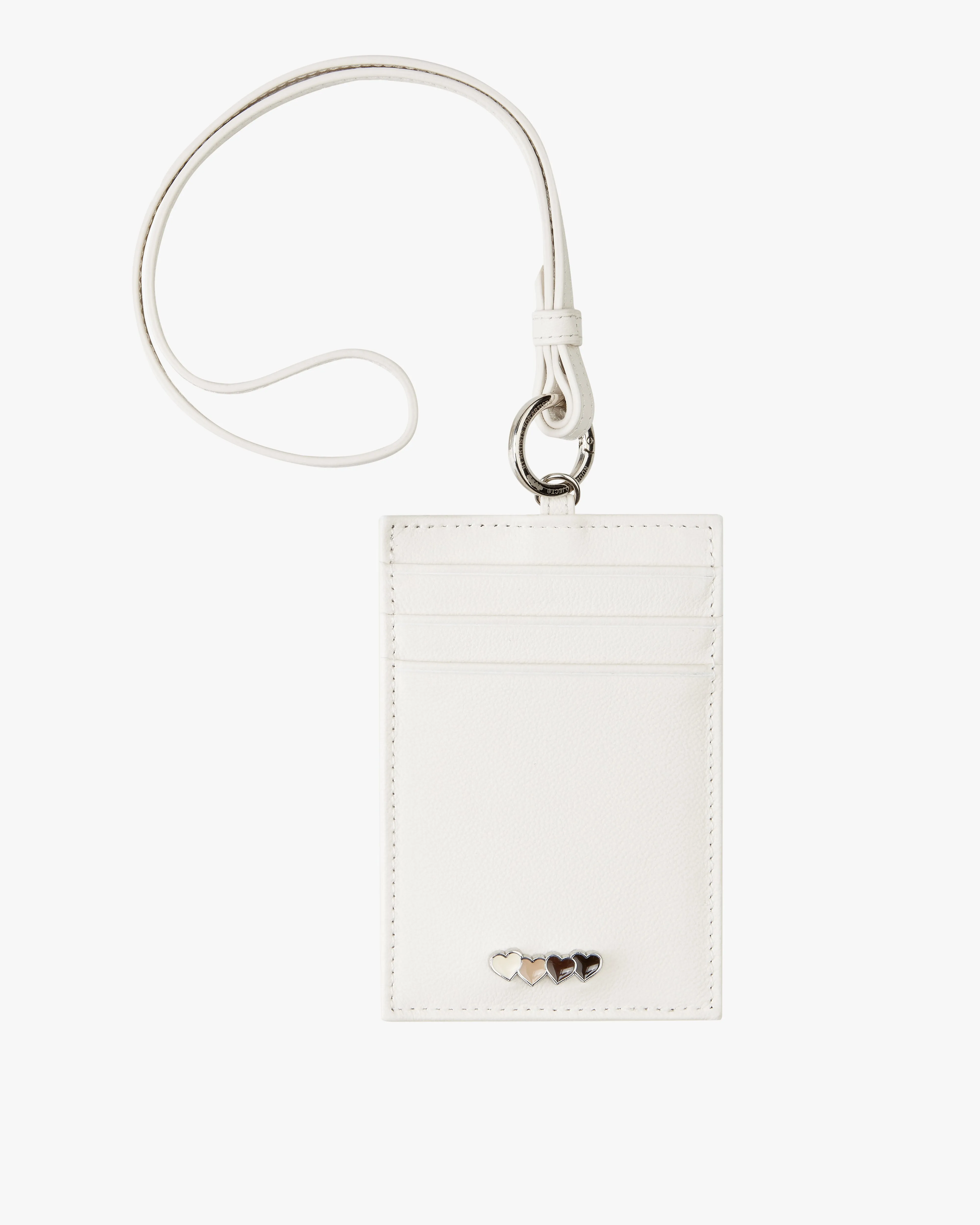 CARDHOLDER LEATHER OFF-WHITE