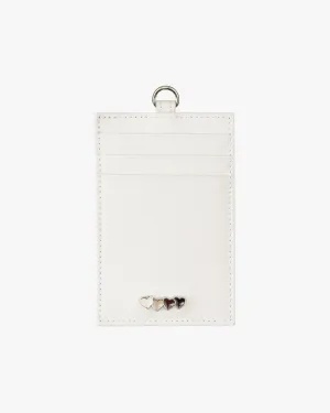 CARDHOLDER LEATHER OFF-WHITE