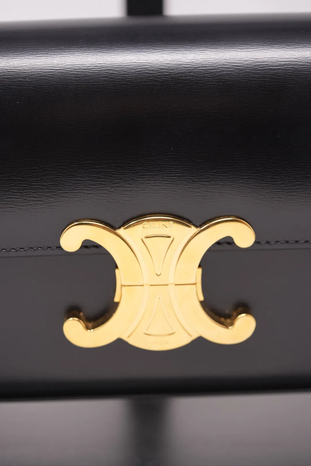 Celine SHOULDER BAG CLAUDE CALFSKIN BLACK