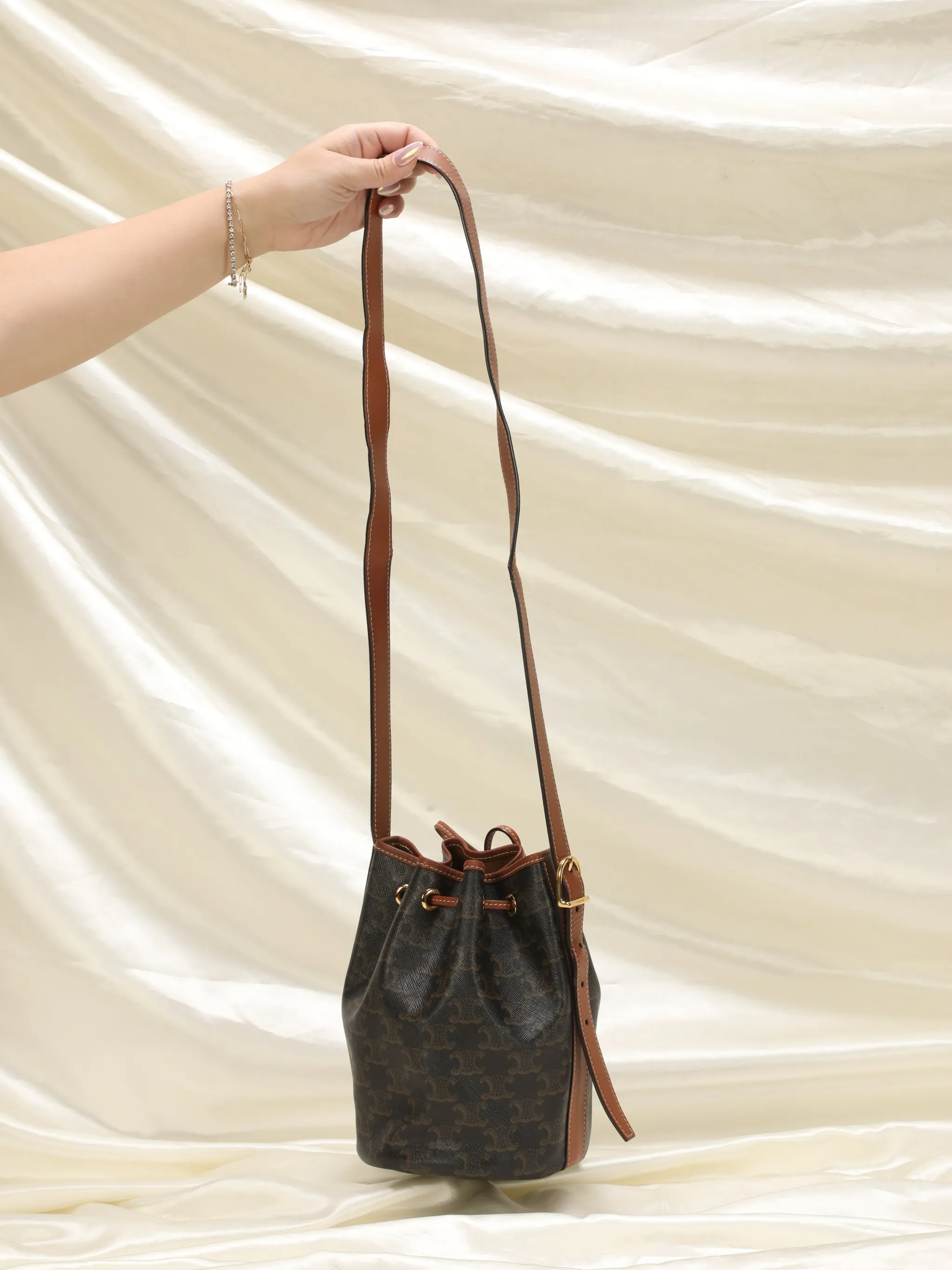 Celine Triomphe Bucket Bag