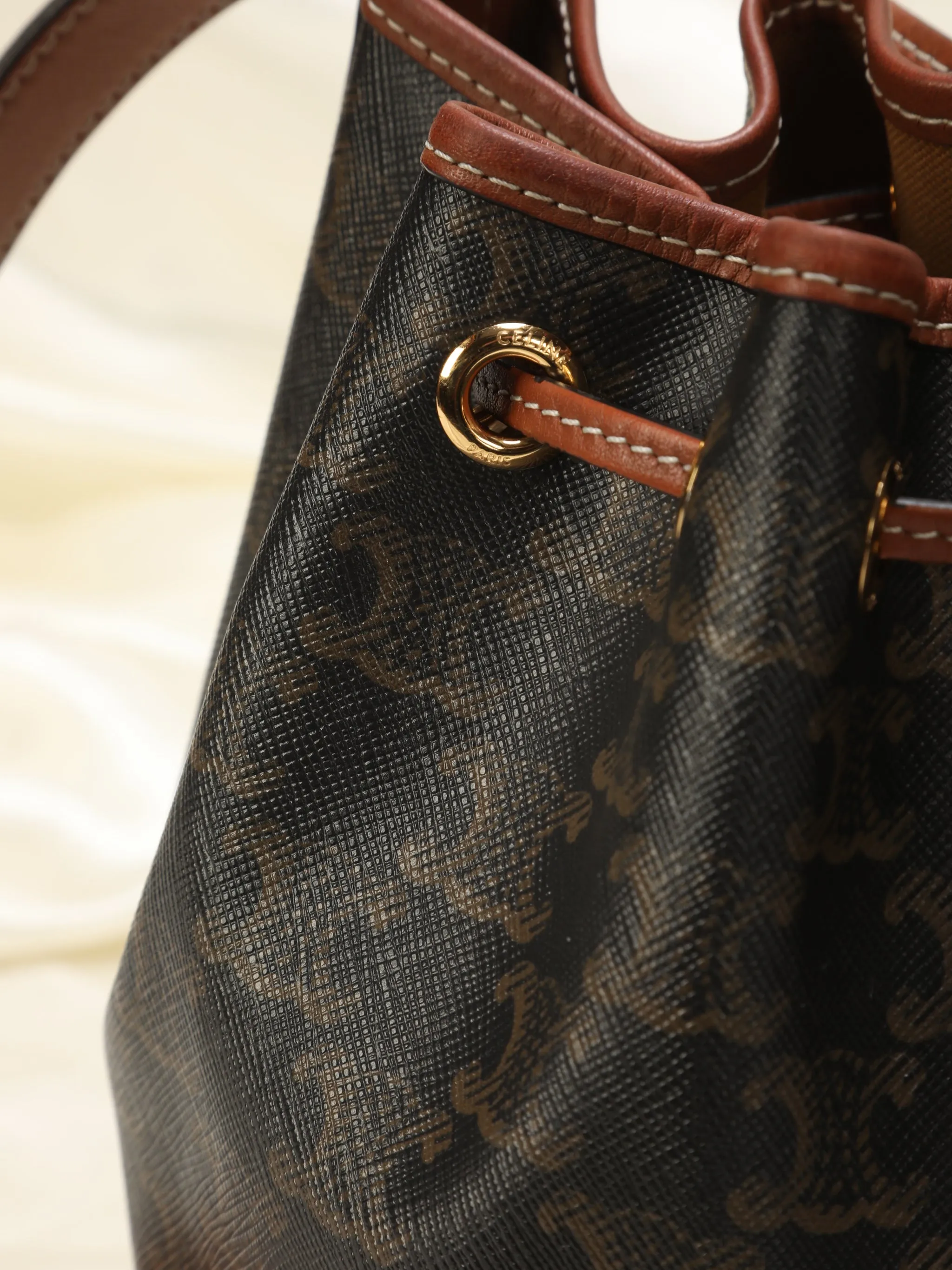Celine Triomphe Bucket Bag